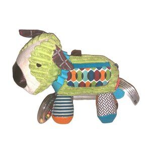 Skip Hop Bandana Buddies Activity Puppy Dog Infant Baby Toy Teether